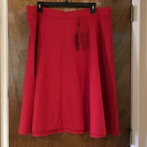 Red Lane Bryant Skirt
